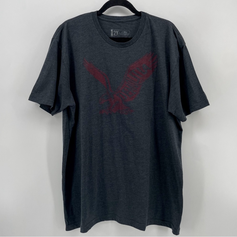 Demolition Ranch Men’s T-Shirt Gray Eagle Cotton Blend 2X